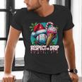 Respect The Drip Baseball Christmas Holiday Men's V-Neck T-Shirt Respect The Drip Baseball Christmas Holiday Men's V-Neck T-Shirt