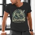 Safety Harbor Leviathans Retro Baseball Monster Men's V-Neck T-Shirt Safety Harbor Leviathans Retro Baseball Monster Men's V-Neck T-Shirt