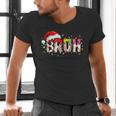 Santa Bruh Baseball Christmas Xmas Meme Pajamas Family Men's V-Neck T-Shirt