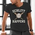 Schlitt Happens Baseball Apparel Love The Bronx Men's V-Neck T-Shirt Schlitt Happens Baseball Apparel Love The Bronx Men's V-Neck T-Shirt
