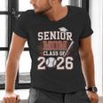 Senior Mom Class Of 2026 Graduate Baseball 2026 Graduation Men's V-Neck T-Shirt Senior Mom Class Of 2026 Graduate Baseball 2026 Graduation Men's V-Neck T-Shirt