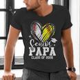 Senior Papa Class Of 2026 Baseball Softball Graduation Heart Men's V-Neck T-Shirt Senior Papa Class Of 2026 Baseball Softball Graduation Heart Men's V-Neck T-Shirt