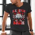 Six Seven 67 Bruh 6 7 Meme Baseball Ice Cream Drip Valentine Men's V-Neck T-Shirt Six Seven 67 Bruh 6 7 Meme Baseball Ice Cream Drip Valentine Men's V-Neck T-Shirt
