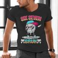 Six Seven 67 Meme Ice Cream Drip Baseball Dabbing Boy Kids Men's V-Neck T-Shirt Six Seven 67 Meme Ice Cream Drip Baseball Dabbing Boy Kids Men's V-Neck T-Shirt