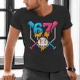 Six Seven Baseball Ice Cream Drip Cool 67 Gen Alpha Slang Men's V-Neck T-Shirt