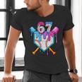 Six Seven Baseball Respect The Drip Boys Baseball Men's V-Neck T-Shirt Six Seven Baseball Respect The Drip Boys Baseball Men's V-Neck T-Shirt
