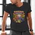 Spring Training 2026 Baseball Fan Retro Palm Cactus Men's V-Neck T-Shirt Spring Training 2026 Baseball Fan Retro Palm Cactus Men's V-Neck T-Shirt