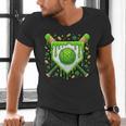 St Patrick Day Baseball Drip Ice Cream Boys Men Men's V-Neck T-Shirt St Patrick Day Baseball Drip Ice Cream Boys Men Men's V-Neck T-Shirt