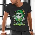 St Patrick Day Baseball Drip Ice Cream Men Boys Kids Men's V-Neck T-Shirt St Patrick Day Baseball Drip Ice Cream Men Boys Kids Men's V-Neck T-Shirt