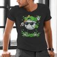 St Patrick Day Baseball Drip Ice Cream Baseball Player Men Men's V-Neck T-Shirt St Patrick Day Baseball Drip Ice Cream Baseball Player Men Men's V-Neck T-Shirt