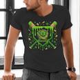 St Patricks Day Baseball Ice Cream Shamrock Baseball Player Men's V-Neck T-Shirt St Patricks Day Baseball Ice Cream Shamrock Baseball Player Men's V-Neck T-Shirt