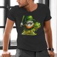 St Patrick’s Day Baseball Shamrock Player Men's V-Neck T-Shirt St Patrick’s Day Baseball Shamrock Player Men's V-Neck T-Shirt