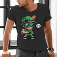 St Patricks Day Leprechaun Baseball Saint Paddys Boys Men Men's V-Neck T-Shirt St Patricks Day Leprechaun Baseball Saint Paddys Boys Men Men's V-Neck T-Shirt