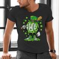 St Patricks Day Shamrock Baseball Drip Icecream Irish Boys Men's V-Neck T-Shirt St Patricks Day Shamrock Baseball Drip Icecream Irish Boys Men's V-Neck T-Shirt