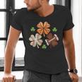 St Patricks Day Shamrock Basketball Baseball Irish Boys Men Men's V-Neck T-Shirt St Patricks Day Shamrock Basketball Baseball Irish Boys Men Men's V-Neck T-Shirt