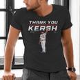 Thank You Kersh Clayton Kershaw Los Angeles Baseball MLBPA Men's V-Neck T-Shirt Thank You Kersh Clayton Kershaw Los Angeles Baseball MLBPA Men's V-Neck T-Shirt
