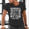 Trading Card Collector Cardboard Baseball Card Collector Men's V-Neck T-Shirt Trading Card Collector Cardboard Baseball Card Collector Men's V-Neck T-Shirt