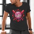 Valentines Day Baseball Boys Ice Cream Drip Heart Youth Kids Men's V-Neck T-Shirt Valentines Day Baseball Boys Ice Cream Drip Heart Youth Kids Men's V-Neck T-Shirt