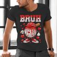 Valentines Day Baseball Drip Boys Bruh Ice Cream Toddler Kid Men's V-Neck T-Shirt Valentines Day Baseball Drip Boys Bruh Ice Cream Toddler Kid Men's V-Neck T-Shirt