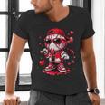 Valentines Day Baseball Drip Ice Cream For Boys Kids Teens Men's V-Neck T-Shirt Valentines Day Baseball Drip Ice Cream For Boys Kids Teens Men's V-Neck T-Shirt