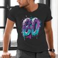 Vintage Baseball 60 Number Men's V-Neck T-Shirt Vintage Baseball 60 Number Men's V-Neck T-Shirt