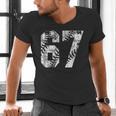 Vintage Baseball Number 67 Jersey Player Uniform Men's V-Neck T-Shirt Vintage Baseball Number 67 Jersey Player Uniform Men's V-Neck T-Shirt