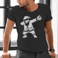 Vintage Dabbing Santa Christmas Baseball Xmas Costume Men's V-Neck T-Shirt Vintage Dabbing Santa Christmas Baseball Xmas Costume Men's V-Neck T-Shirt