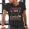 Women's 100 Days Of School Boys Kids Baseball Men's V-Neck T-Shirt