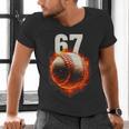 Women's 67 Baseball Boys Birthday Teens Six Seven Brainrot Men's V-Neck T-Shirt Women's 67 Baseball Boys Birthday Teens Six Seven Brainrot Men's V-Neck T-Shirt