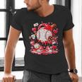 Women's Baseball Drip Ice Cream Boys Kids Youth Valentines Men's V-Neck T-Shirt Women's Baseball Drip Ice Cream Boys Kids Youth Valentines Men's V-Neck T-Shirt