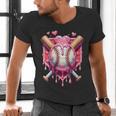 Women's Valentines Day Baseball Boys Ice Cream Drip Heart Youth Kids Men's V-Neck T-Shirt Women's Valentines Day Baseball Boys Ice Cream Drip Heart Youth Kids Men's V-Neck T-Shirt