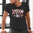 XOXO Physical Education Valentines Day Baseball Football Men Men's V-Neck T-Shirt XOXO Physical Education Valentines Day Baseball Football Men Men's V-Neck T-Shirt