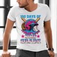 100 Days Of 3rd Grade Baseball 100th Day Of School Boys Kids Men's V-Neck T-Shirt 100 Days Of 3rd Grade Baseball 100th Day Of School Boys Kids Men's V-Neck T-Shirt