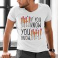 6 7 If You Know You Know Baseball Ice Cream Dip Men's V-Neck T-Shirt