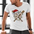 67 Baseball Xmas Lights Santa Hat Holiday Men's V-Neck T-Shirt 67 Baseball Xmas Lights Santa Hat Holiday Men's V-Neck T-Shirt