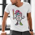 8th Birthday Baseball Ice-Cream Drip 8 Years Old Boys Girls Men's V-Neck T-Shirt 8th Birthday Baseball Ice-Cream Drip 8 Years Old Boys Girls Men's V-Neck T-Shirt