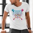 Baseball 50 Year Old Ice Cream Drip 50th Birthday Number 50 Men's V-Neck T-Shirt Baseball 50 Year Old Ice Cream Drip 50th Birthday Number 50 Men's V-Neck T-Shirt