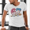 Baseball 67 Kids Ice Cream Drip Six Seven Youth Boys Men's V-Neck T-Shirt Baseball 67 Kids Ice Cream Drip Six Seven Youth Boys Men's V-Neck T-Shirt