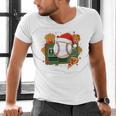 Baseball Christmas Scoreboard Celebration Premium Tri-Blend Men's V-Neck T-Shirt Baseball Christmas Scoreboard Celebration Premium Tri-Blend Men's V-Neck T-Shirt