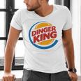 Baseball Dinger King Logo For Home Run Players And Fan Men's V-Neck T-Shirt Baseball Dinger King Logo For Home Run Players And Fan Men's V-Neck T-Shirt