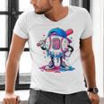 Baseball Drip 8th 8 Year Old Birthday Boys Pitcher Player Men's V-Neck T-Shirt Baseball Drip 8th 8 Year Old Birthday Boys Pitcher Player Men's V-Neck T-Shirt