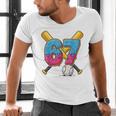 Baseball Drip Number 67 Player 67th Birthday Meme Gen Alpha Men's V-Neck T-Shirt Baseball Drip Number 67 Player 67th Birthday Meme Gen Alpha Men's V-Neck T-Shirt