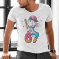 Baseball Drip Number 67 Six Seven Meme Ice Cream Dripping Men's V-Neck T-Shirt Baseball Drip Number 67 Six Seven Meme Ice Cream Dripping Men's V-Neck T-Shirt