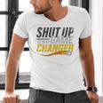 Baseball Fan Shut Up I'm Doing Game Changer Premium Tri-Blend Men's V-Neck T-Shirt