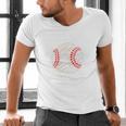 Baseball Gigi Distressed Vintage Grandma Game Day Men's V-Neck T-Shirt