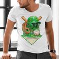 Baseball Life Style Ice Cream Drip Green Premium Tri-Blend Men's V-Neck T-Shirt Baseball Life Style Ice Cream Drip Green Premium Tri-Blend Men's V-Neck T-Shirt