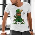 Baseball St Patricks Day Leprechaun Boys Girls Men Women Men's V-Neck T-Shirt