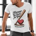 Baseball Valentine Forever On Deck For You Tee Men's V-Neck T-Shirt Baseball Valentine Forever On Deck For You Tee Men's V-Neck T-Shirt