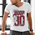 Betty Boop Baseball Logo Jersey With Stars Cute Cartoon Men's V-Neck T-Shirt Betty Boop Baseball Logo Jersey With Stars Cute Cartoon Men's V-Neck T-Shirt