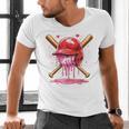 Boys Valentine Day Baseball Helmet Drip Ice-Cream Youth Kids Men's V-Neck T-Shirt Boys Valentine Day Baseball Helmet Drip Ice-Cream Youth Kids Men's V-Neck T-Shirt